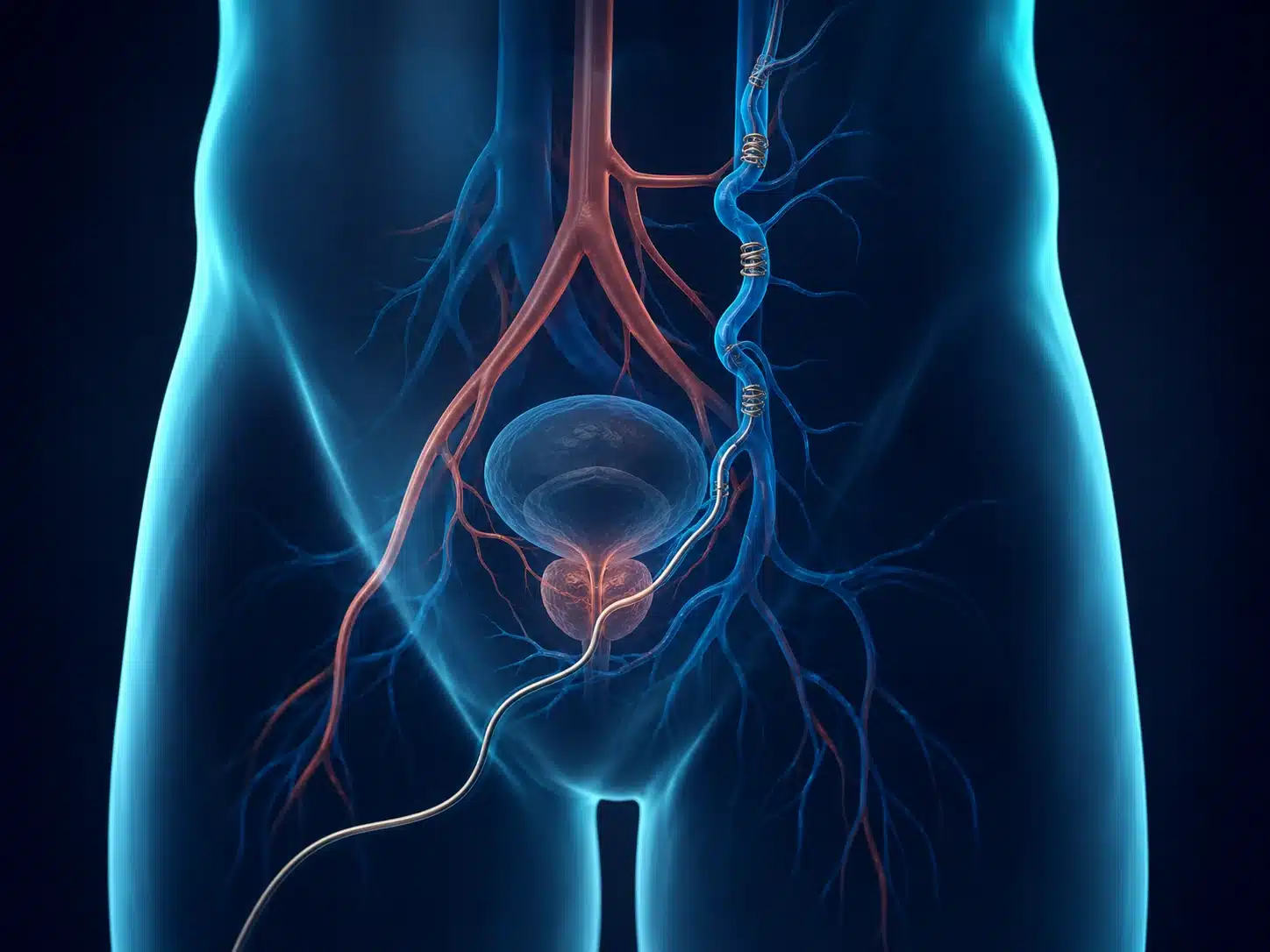 Male pelvic and reproductive blood vessels